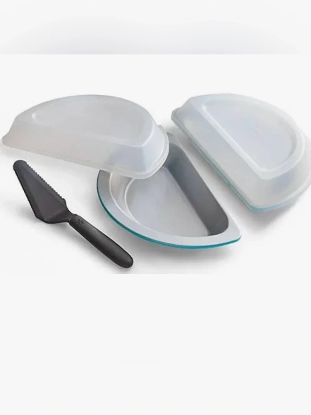Pampered Chef Half Pie Pan & Server Set